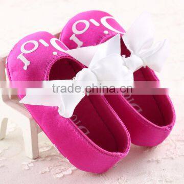 new style hot sale dot cheap lovely lace baby shoes