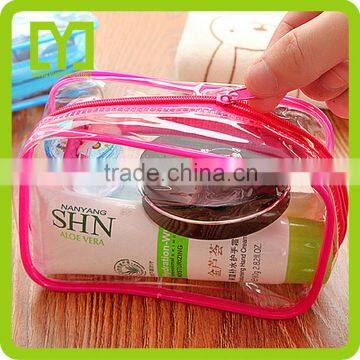 2016 wholesale YiWu customized pvc travel toiletry bag