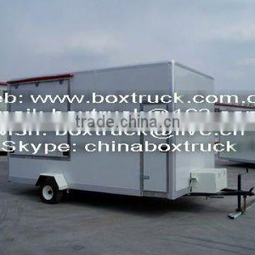 mobile food kiosk catering trailer