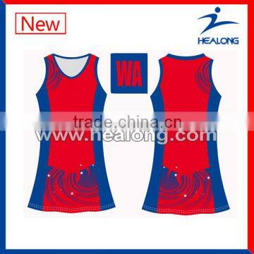 Professinal Dri-Fit Custom Bodysuit Women Netball Wear