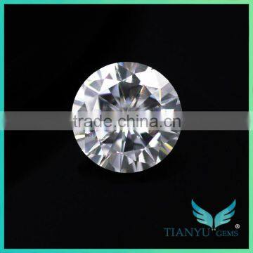 Factory hot sale Colorless Moissanite 1 carat difference between diamond and moissanite with fine moissanite jewelry