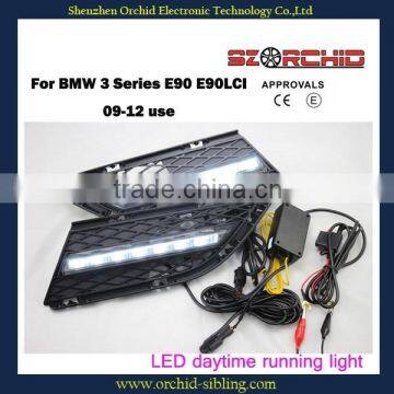 waterproof high quality led daytime running light DRL for BMW 3Series E90 E90LCI 09-12 use