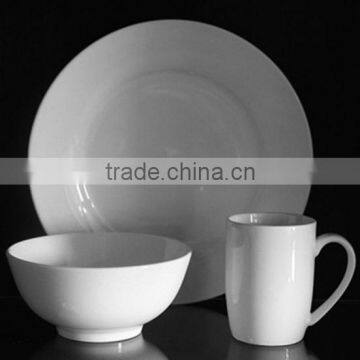 27pcs White Design Dinnerware Set By Ceramic Porcelain Fine Bone China photo-6