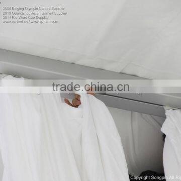 Party Tent Lining and Curtain for Inner Decoration Made of Sateen Cloth