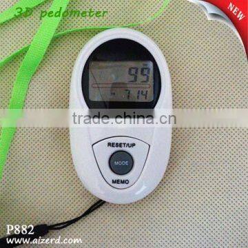 high accuracy holiday gifts pedometer with 3d motion sensor