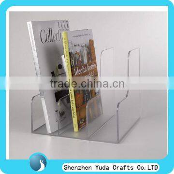 acrylic book holder,tabletop magazine rack,office file storage cabinet