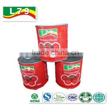 800G High Quality Manufactory Brix 28-30% Canned Tomato Paste