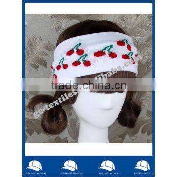 new product 2016 jacquard acrylic knit yoga headband