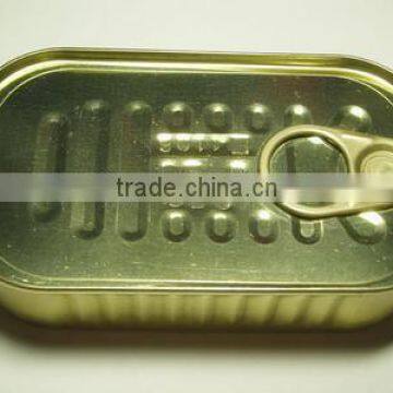 hot sale 125g packing sterilized sardines in can in tomato sauce