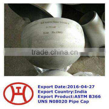 ASTM B366 UNS N08020 Pipe Cap