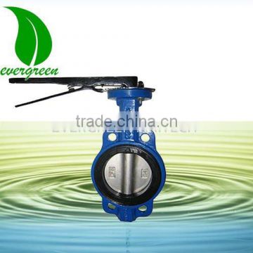 Handle lever type Iron wafer butterfly valve