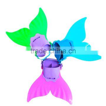 Girls Princess Costume Swimmable Mermaid Tail With Monofin