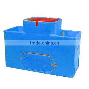 Plastic cow/cattle/horse/sheep water trough/tank with double holes