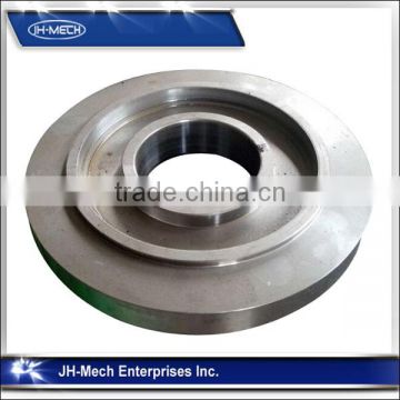 Single girder suspend overhead crane cast iron wheels