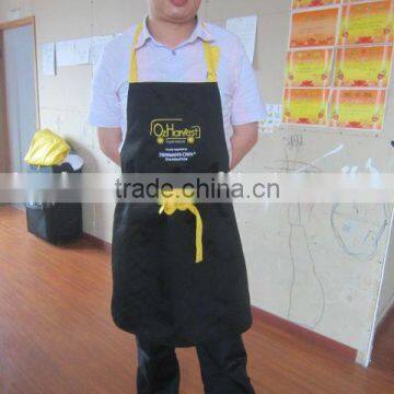 Hot Wholesale Super Good Quality Black Kitchen Cooking Embroidered Bib Apron photo-3