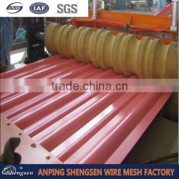 Red color corrugated steel sheet(factory price)