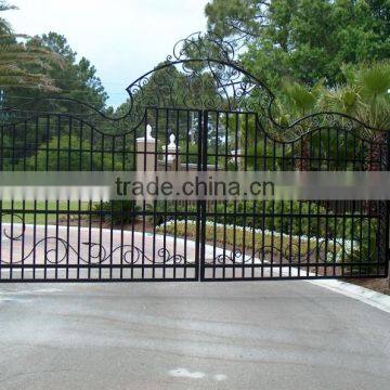 Customized Residential Fashion Style Main Steel Gate Design,model of Gate and Iron Fence photo-5