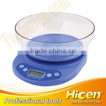 Electronic Kitchen Scale with a Bowl