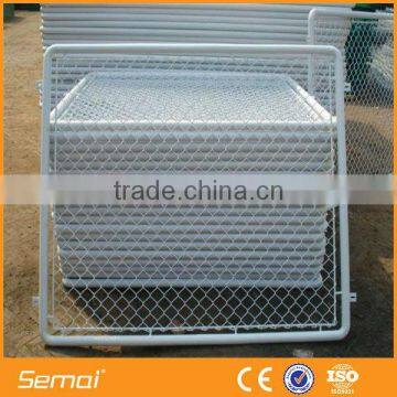 popular movable chain link site fence base gates