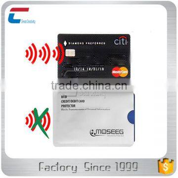 CR80 Plastic RFID Card, Credit Card , Debit Card Protectors