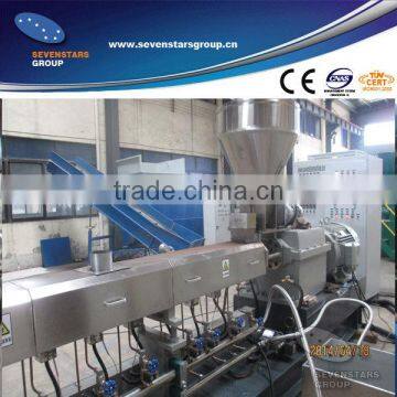 parallel twin screw extruder wpc pellet making machine