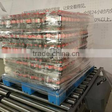 Online Fully Automatic Pallet Wrapping Machine With Cutting Clamping Film System photo-3