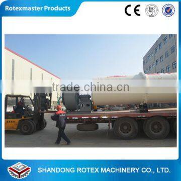 High Capacity Wood Chips Rotary Dryer Drying Equipment Supplier