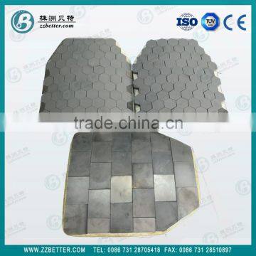 SAPI Silicon Carbide Bullet Prood Plate Silicon Carbide Ceramic Tile SIC Ceramic Armour Tiles photo-3