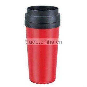 RED color promotion mug,auto mug cup