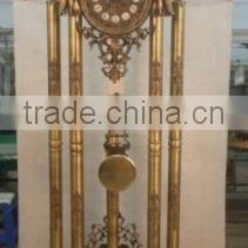 Empire Style Pendulum Floor Clock, Antique Copper Floor Clock, French Rococo Grandfather Decoration Floor Clock