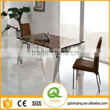Kitchen Table and Chair Sets Marble Inlay Dining Table TH308