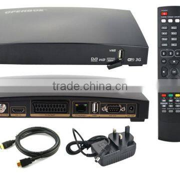 Hot selling Original Openbox V8S Satellite Receiver V8 With UK TP Support 2xUSB WiFi WEB TV Weater Forecast