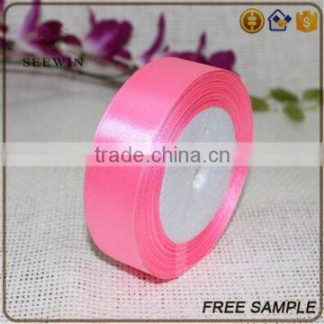 Wide Blue Red Green Yello Varies Color Glossy Wholesale Satin Ribbon Craft photo-2