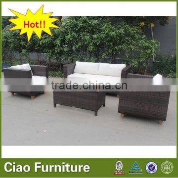 Garden Furniture Poland Modern Garden Furniture Sofa Set With Teak Wood Top photo-3