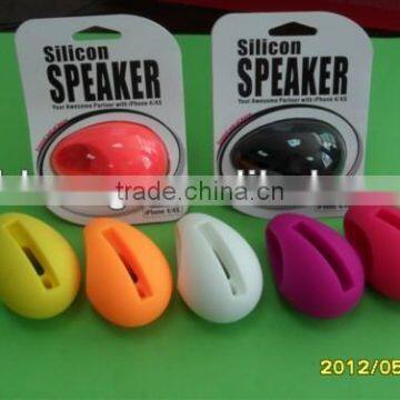 Egg Shaped Silicone Loudspeaker for Mobile Phone photo-4