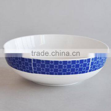 12" Porcelain Round Jumbo Pasta Bowl With Christmas Design Printing photo-2