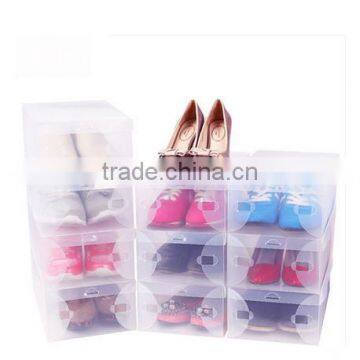 Factory Custom Made Practical Plastic Clear Storage Shoe Box