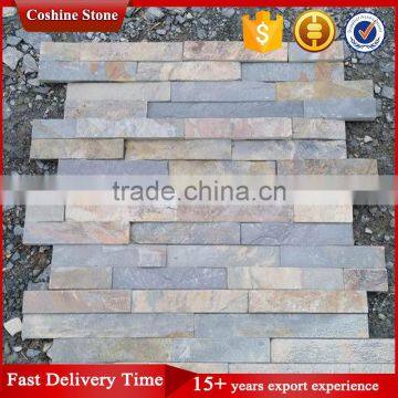 Cheap slate stacked stone, decorative cultured stone for walls