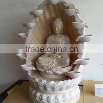 Wholesale New Feng Shui Resin Products Buddha Water Founatins