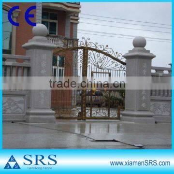 With ball Cheap granite gate pillar design