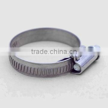 Embossed German type hose clamp