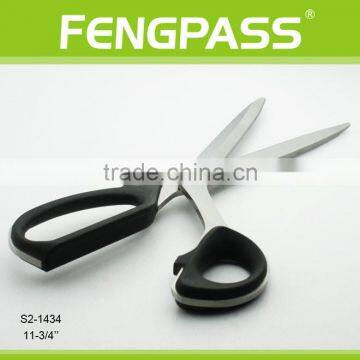S2-1434 6" Full Stainless Steel With Plastic Handle and 2CR13 Stainless Steel Cutting Paper Office Scissors photo-4