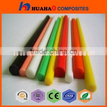 HOT SALE Pultrusion UV Resistant Rich Color UV Resistant fiberglass 5mm 6mm rod with low price fiberglass 5mm 6mm rod