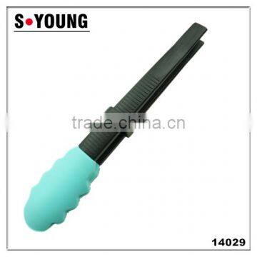 14029 New Style Kitchen and Barbecue Grill Tongs Silicone Plastic Handle Food Tong photo-2