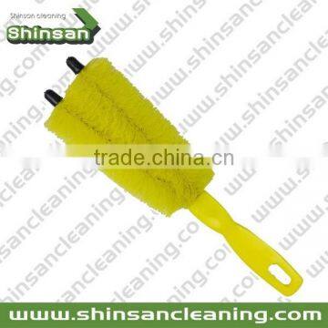 PP ,TPR Blue+black+grey Two Prong Brush,car Wash Brush,wheel Brush photo-6
