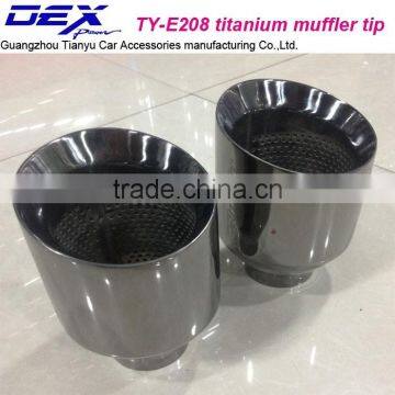 auto parts tuning universal titanium muffler exhaust tip