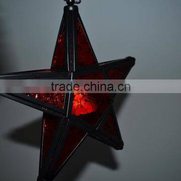 Star Glass Tea Light Candle Holder Rustick Hanging Lighting Lantern Wedding Birthday Party Decoration photo-4