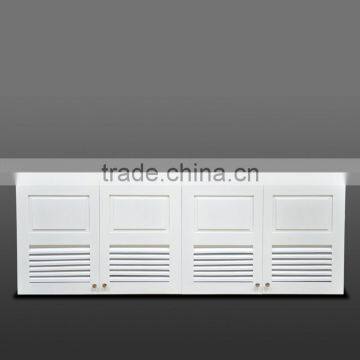 Cabinet Kitchen Set Hanging White Painted Colour Mahogany Wood Furniture photo-2