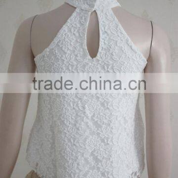 Sexy Lace Back Cross Tank Top New Design Crow Top