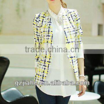 2014 Modern lady small suit new design coat for women